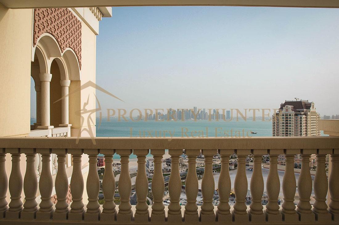 Penthouse For Sale in Pearl-Qatar with Access to Beach 